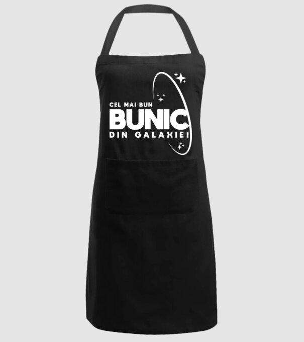Cel mai bun bunic din Galaxie! model negru pe tricou