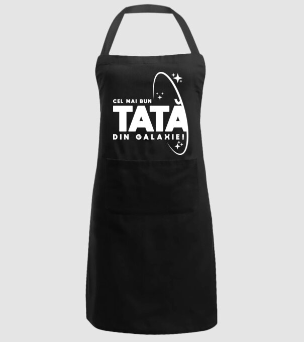 Cel mai bun tată din Galaxie! model negru pe tricou