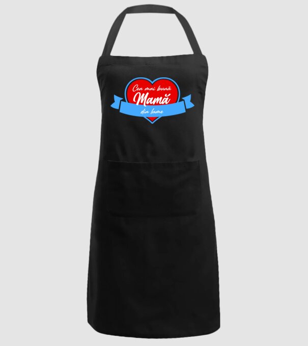 Cea mai bună mamă din lume model negru pe tricou
