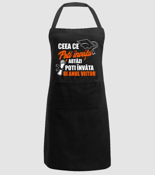 ceea ce poți învăța astăzi, poți învăța și anul viitor model negru pe tricou