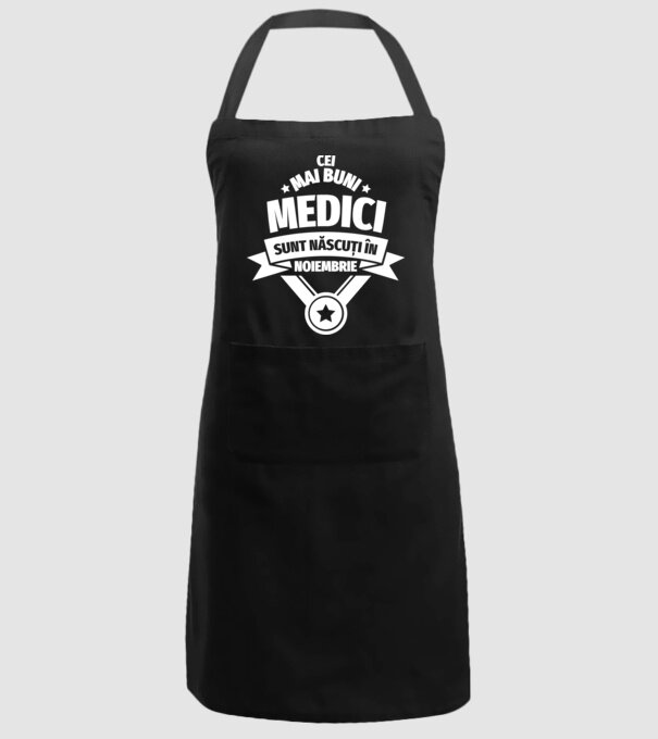 Cei mai buni medici sunt născuți în Noiembrie model negru pe tricou