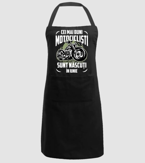 Cei mai buni motocicliști sunt născuți în Iunie model negru pe tricou