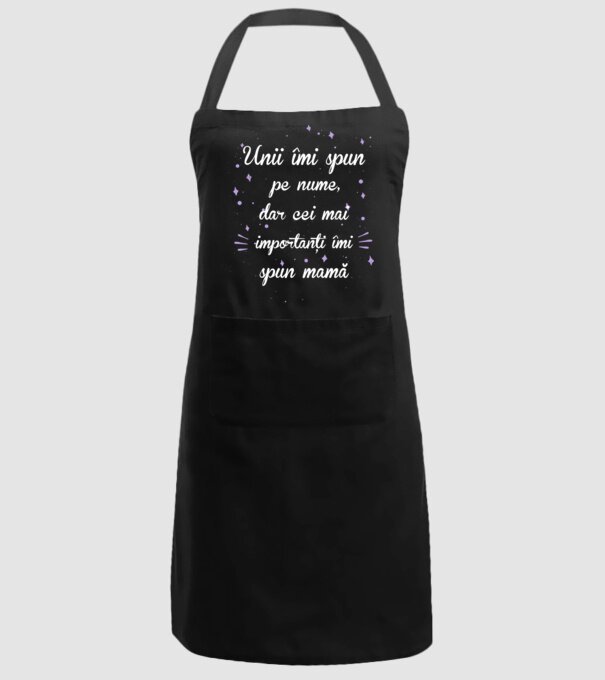 Unii îmi spun pe nume, dar cei mai importanți îmi spun mamă model negru pe tricou