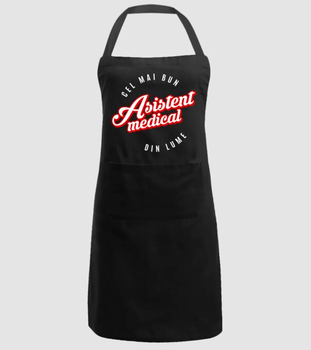 Cel mai bun ASISTENT MEDICAL din lume model negru pe tricou