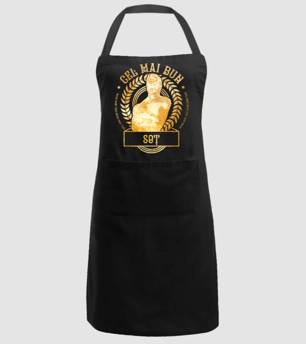 cel mai bun soț model negru pe tricou