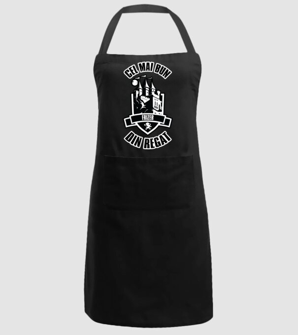 Cel mai bun frizer din regat model negru pe tricou
