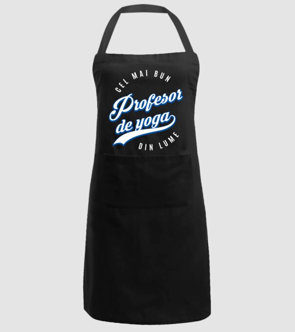 cel mai bun profesor de yoga din lume model negru pe tricou