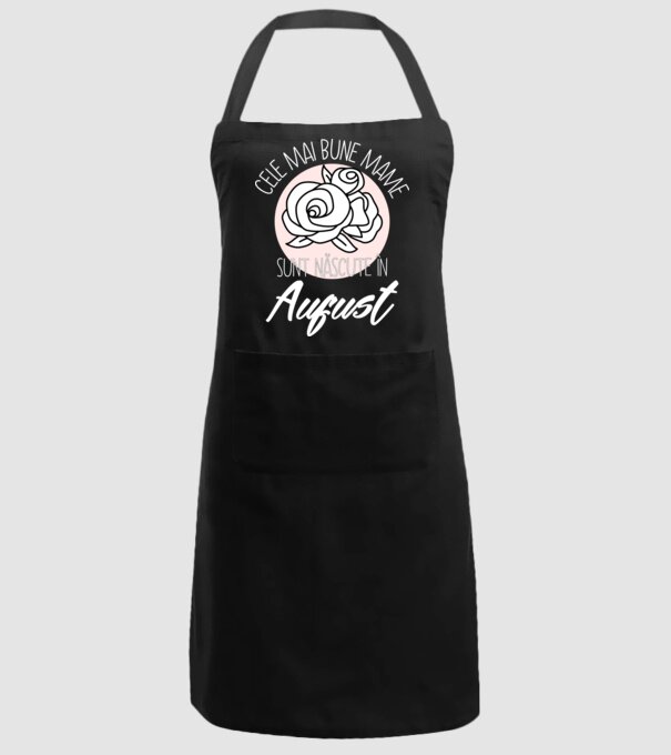 Cele mai bune mame sunt născute în August model negru pe tricou