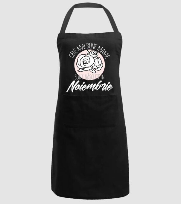 Cele mai bune mame sunt născute în Noiembrie model negru pe tricou