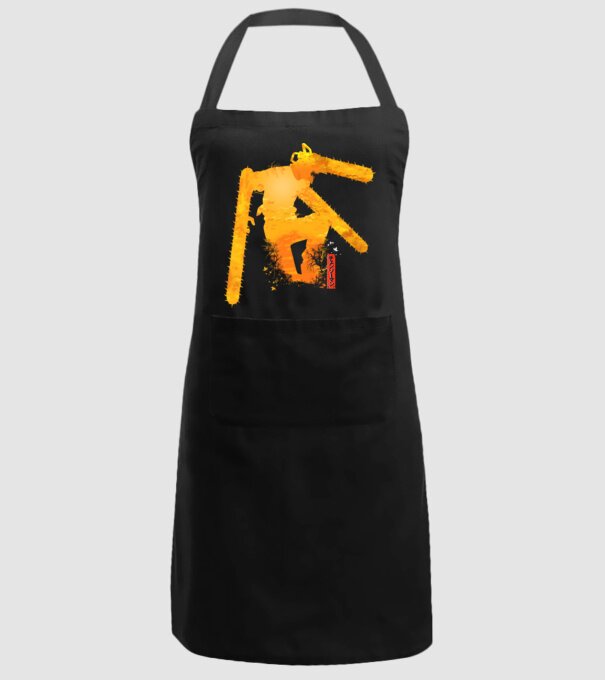 Chainsaw man Denji model negru pe tricou