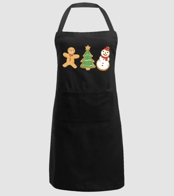 christmas cookies model negru pe tricou