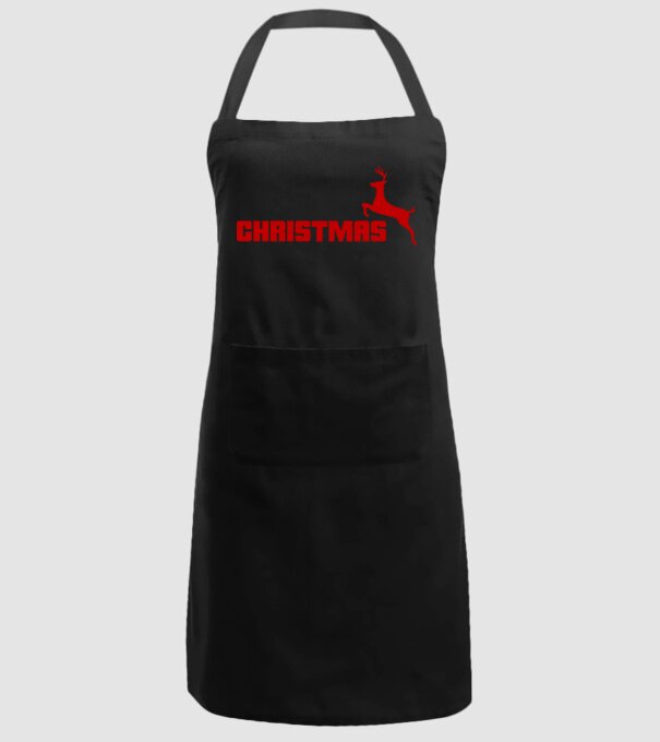 Christmas logo model negru pe tricou