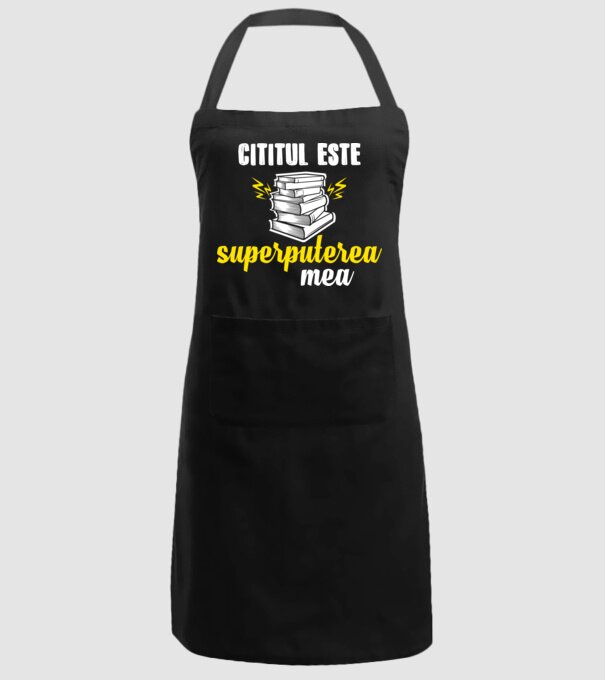 cititul este superputerea mea model negru pe tricou