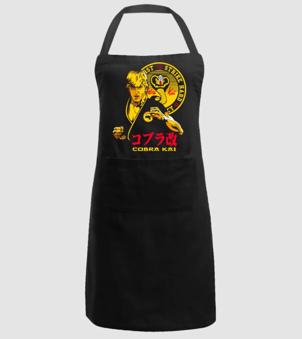 cobra kai poster model negru pe tricou