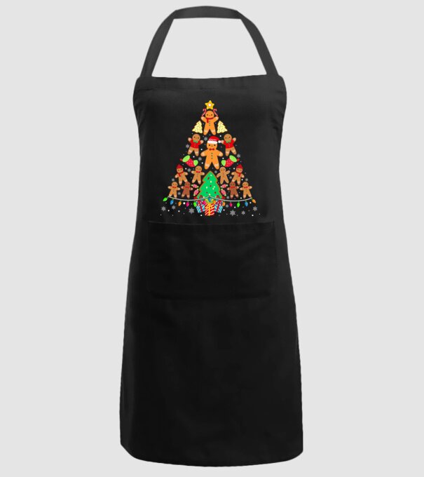 Cookie christmas tree model negru pe tricou