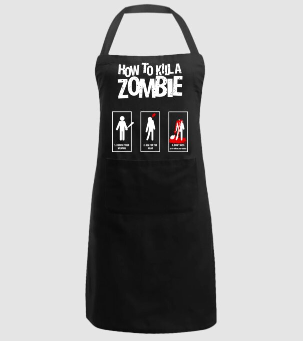 Cum să omorăm zombi model negru pe tricou