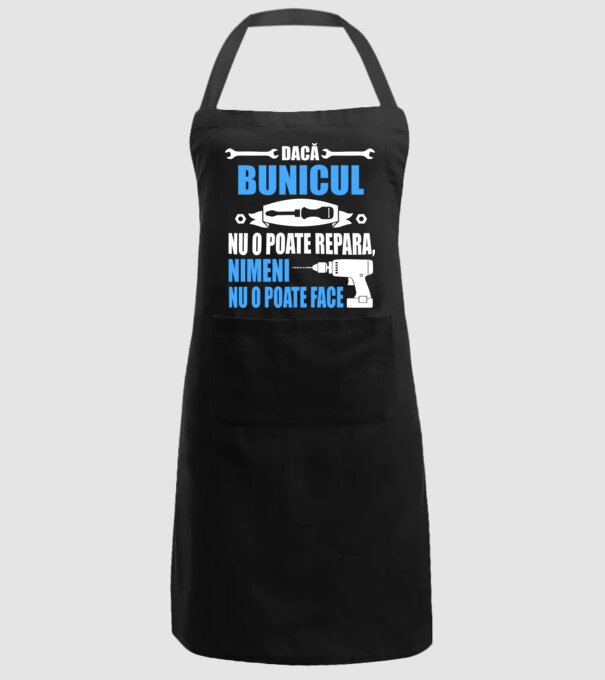 Dacă bunicul nu o poate repara, nimeni nu o poate face model negru pe tricou