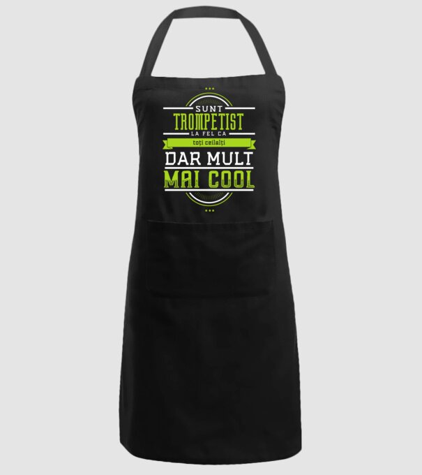 sunt un trompetist, la fel ca toți ceilalți, dar mult mai cool model negru pe tricou