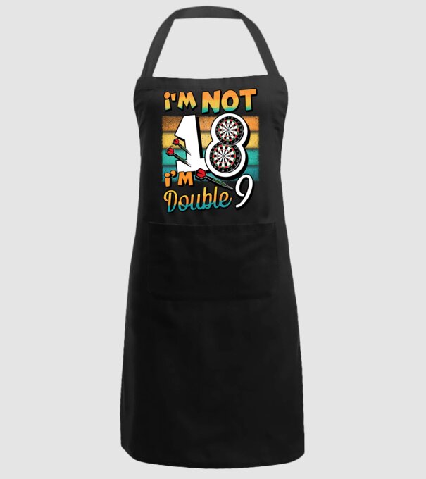 Darts Birthday 18 years old model negru pe tricou