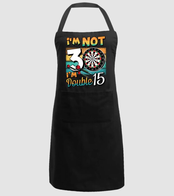 Darts Birthday 30 years old model negru pe tricou