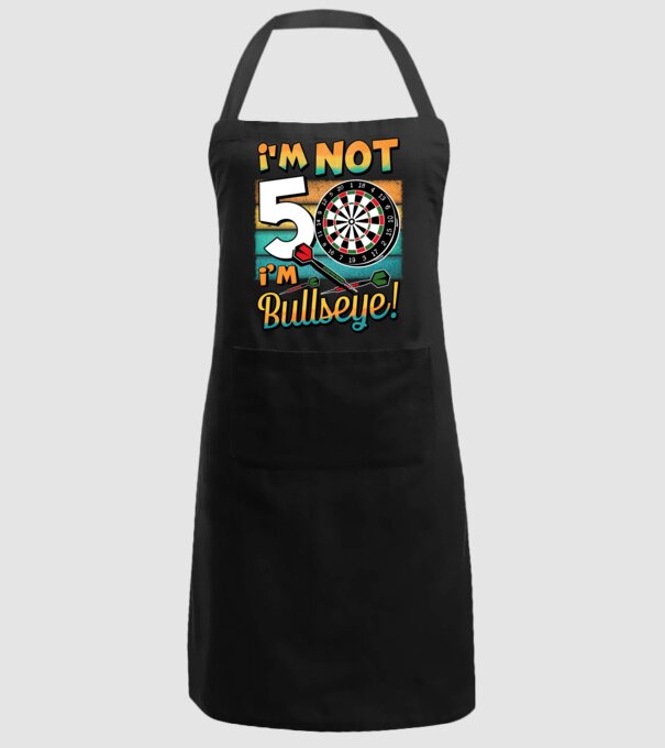 Darts Birthday 50 years old model negru pe tricou