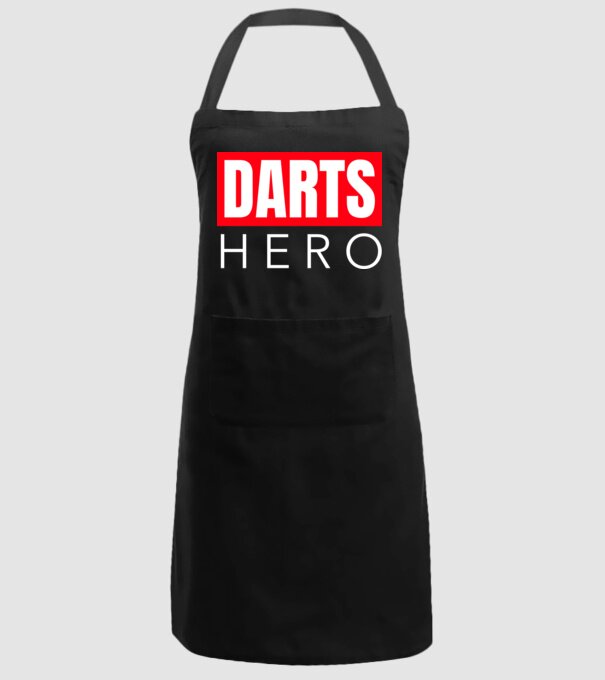 DARTS HERO model negru pe tricou