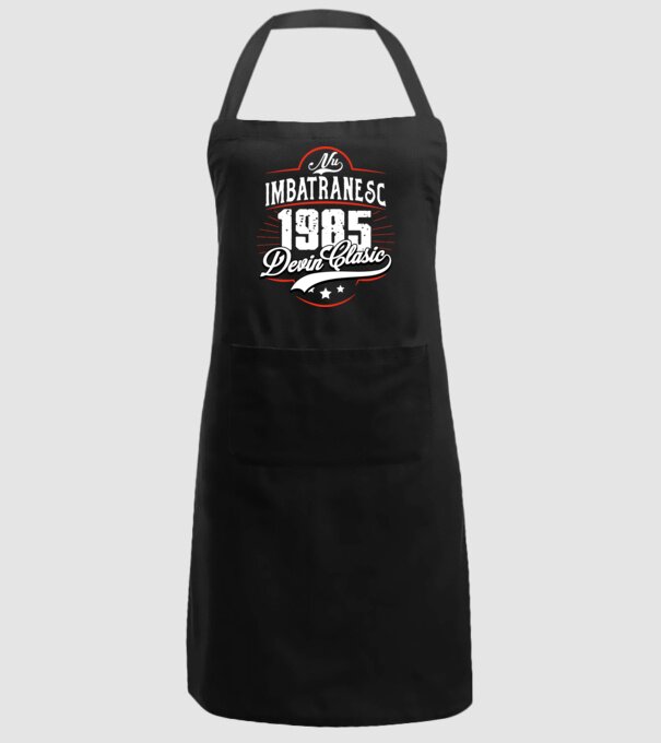 Devin Clasic - 1985 model negru pe tricou