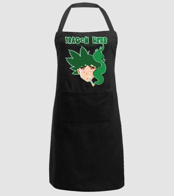dragon herb smoke model negru pe tricou