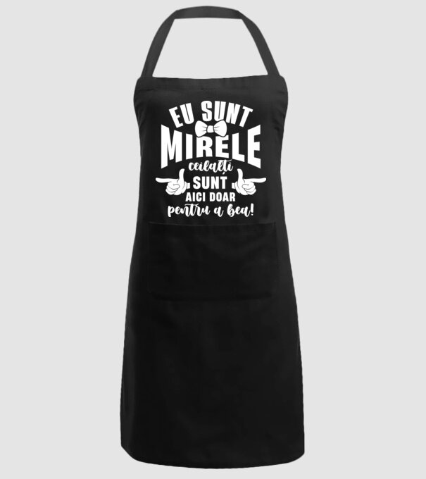 Eu sunt mirele model negru pe tricou