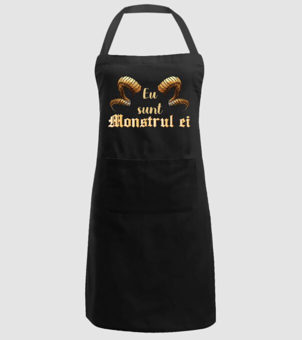 eu sunt monstrul ei model negru pe tricou