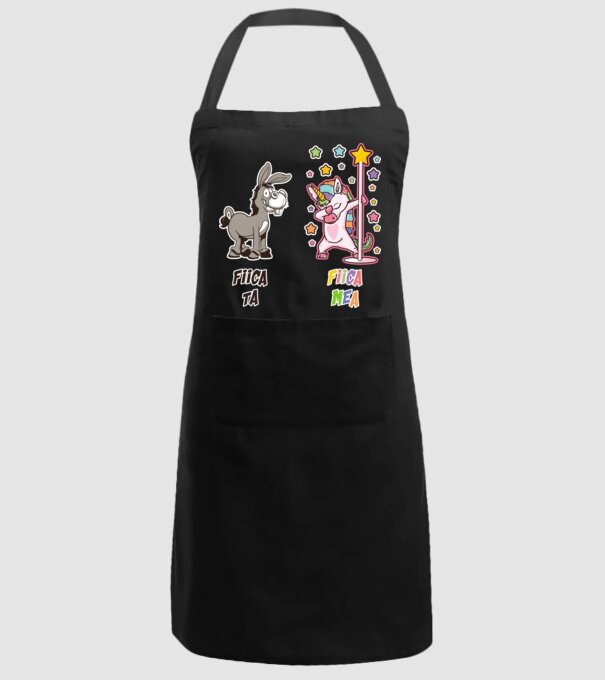 fiica ta - fiica mea model negru pe tricou