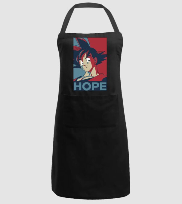 goku hope dragonball model negru pe tricou
