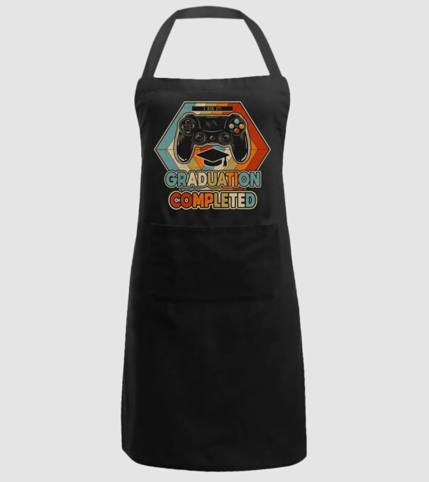 Graduation Completed model negru pe tricou