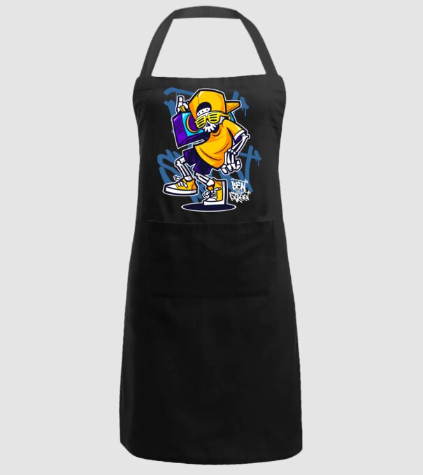 Graffiti model negru pe tricou