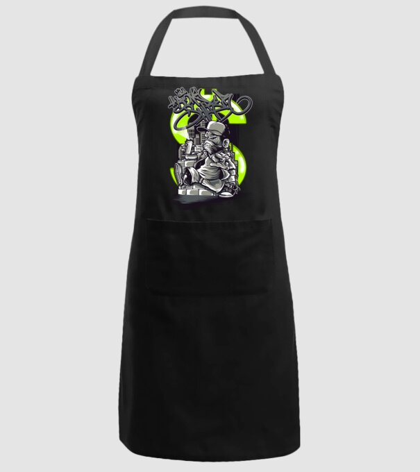 Graffiti model negru pe tricou