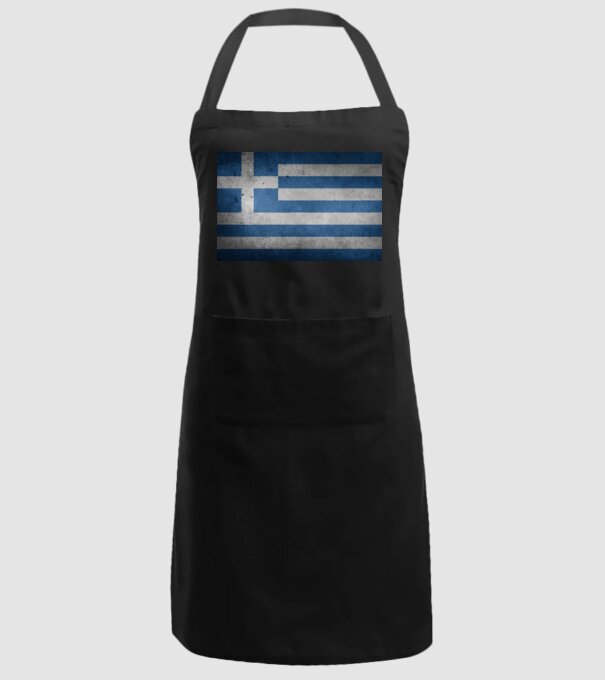 GREECE model negru pe tricou