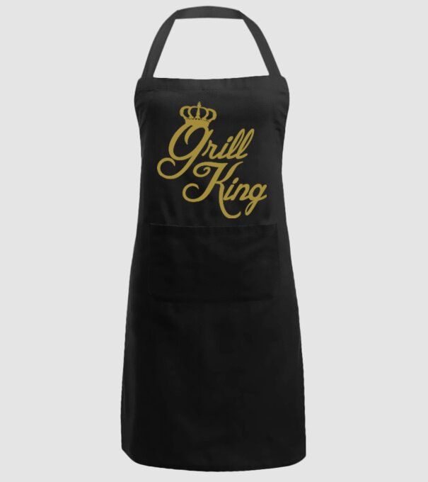 Grill King model negru pe tricou
