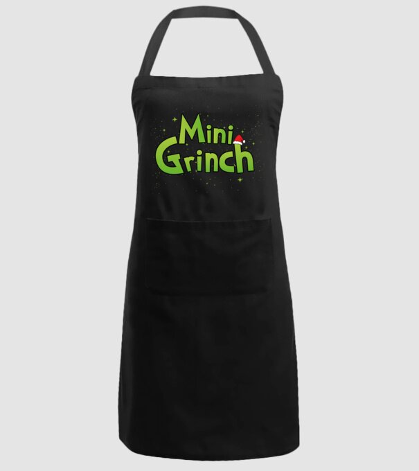 Grinch Family Mini Grinch model negru pe tricou