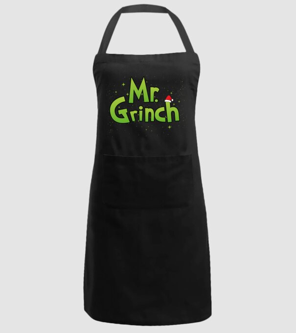 Grinch Family Mr Grinch model negru pe tricou