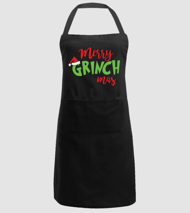 Grinchmas model negru pe tricou