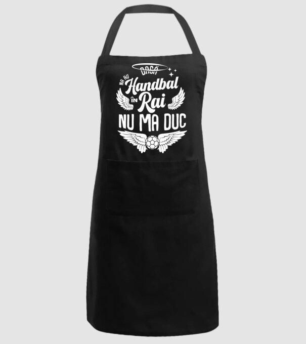 Handbal în Rai model negru pe tricou