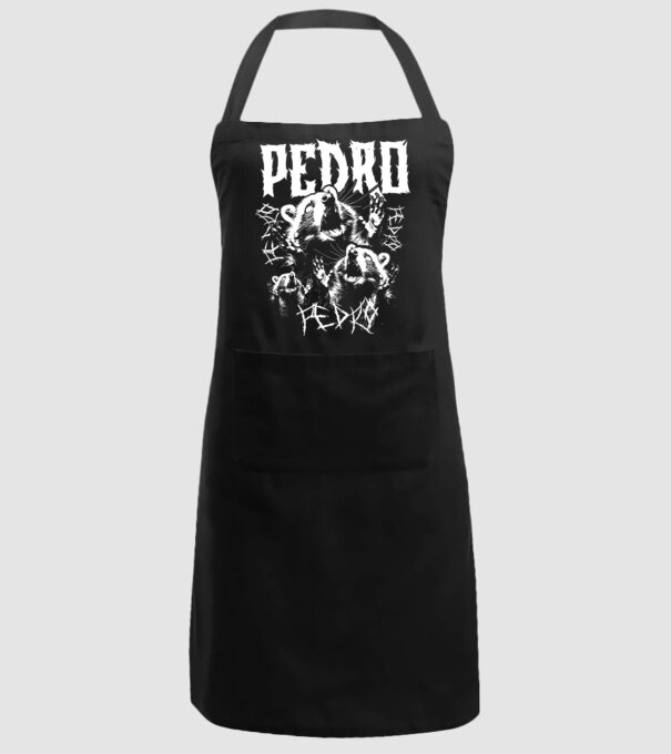 Heavy Metal pedro model negru pe tricou