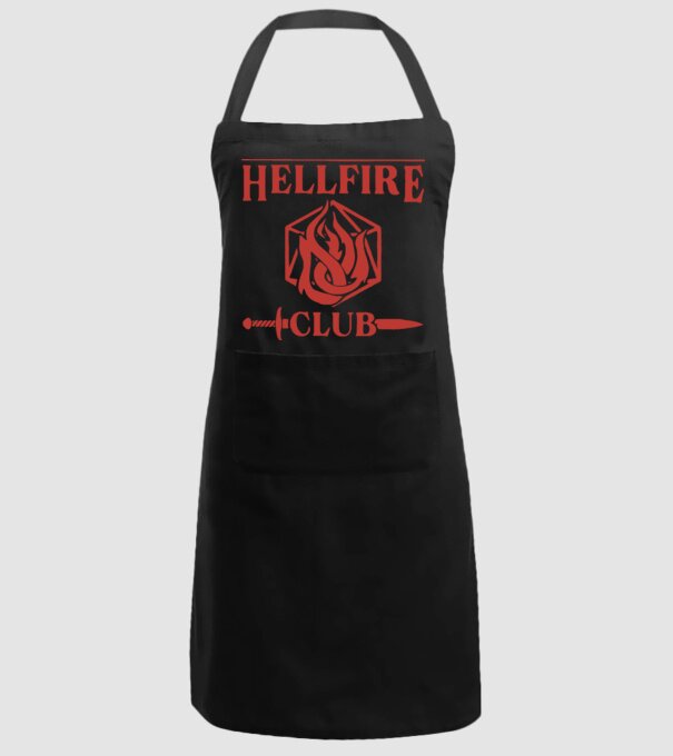 hellfire club 85 model negru pe tricou