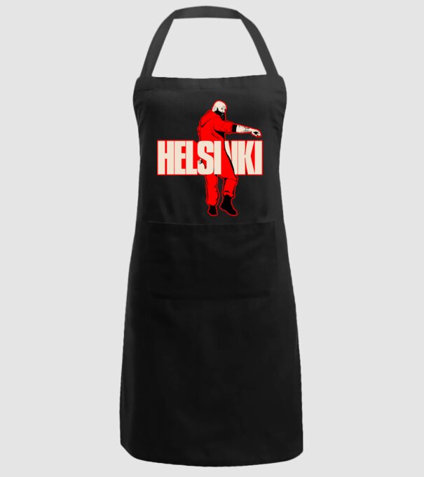 helsinki la casa de papel model negru pe tricou