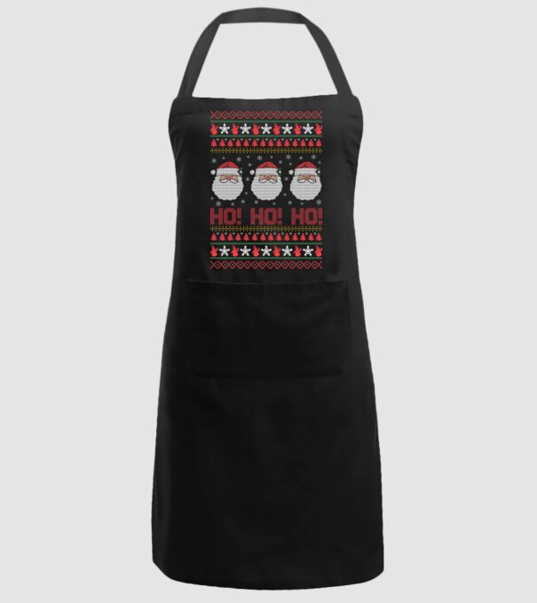 Ho-Ho-Ho model negru pe tricou