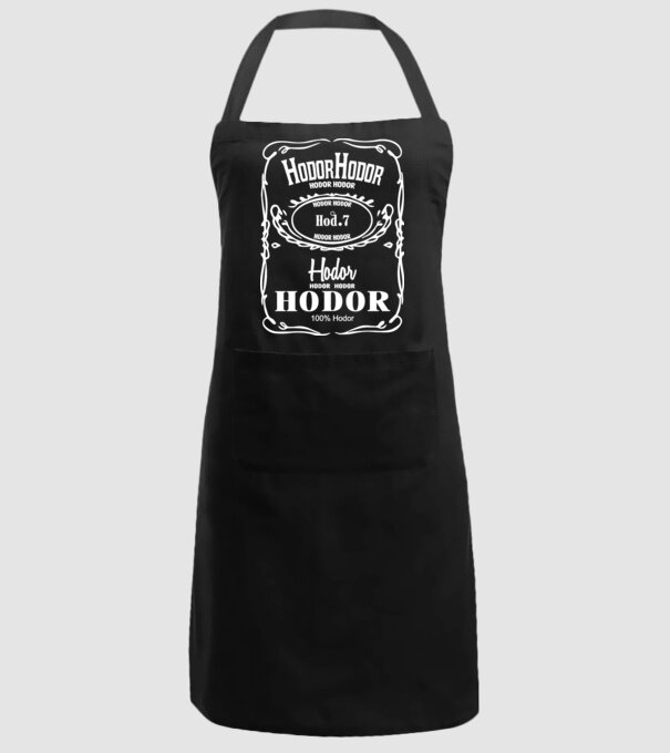 hodor model negru pe tricou