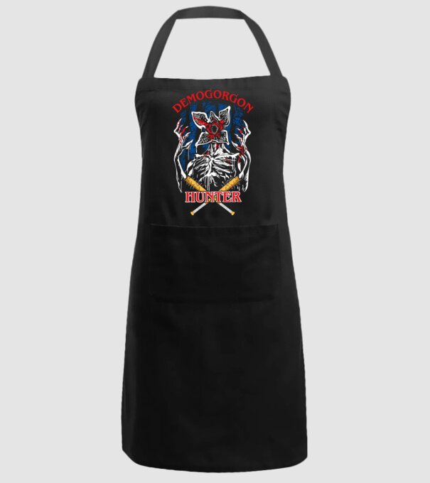 Demogorgon hunter model negru pe tricou