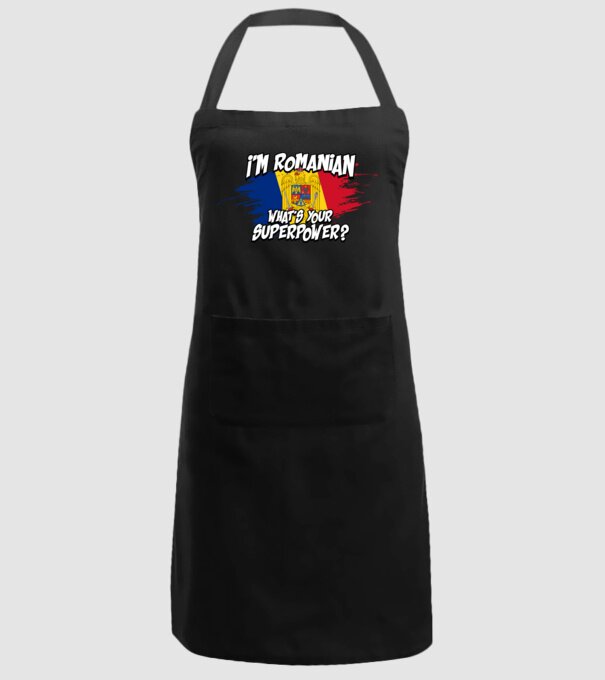I'm Romanian - What's your superpower model negru pe tricou