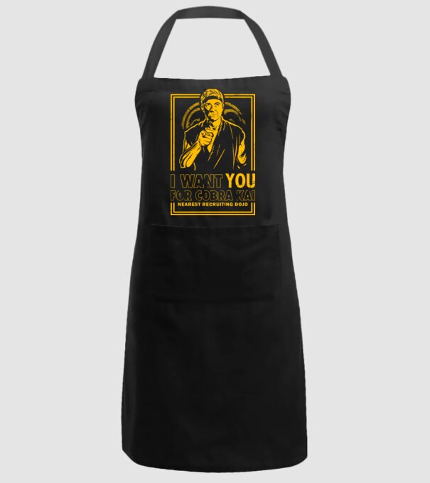 I want you cobra kai model negru pe tricou