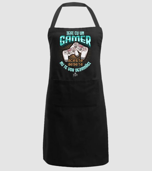 Ieși cu un gamer - aceste degete nu te vor dezamăgi model negru pe tricou
